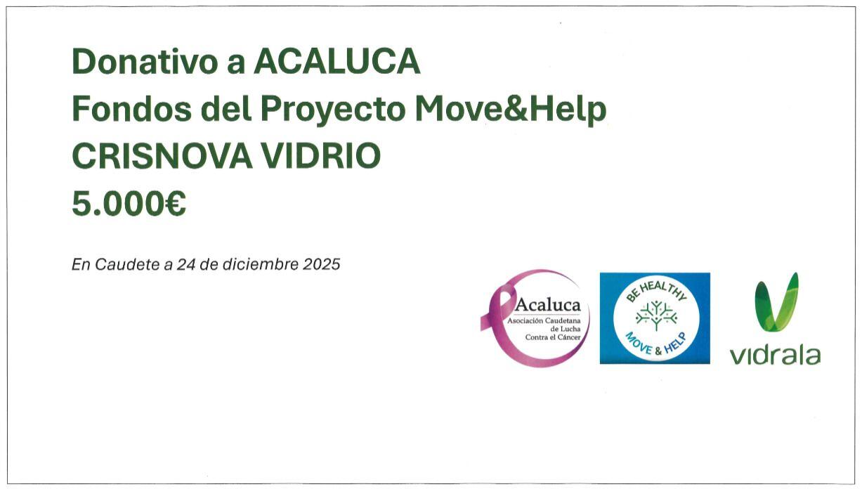 Donativo de Crisnova a ACALUCA