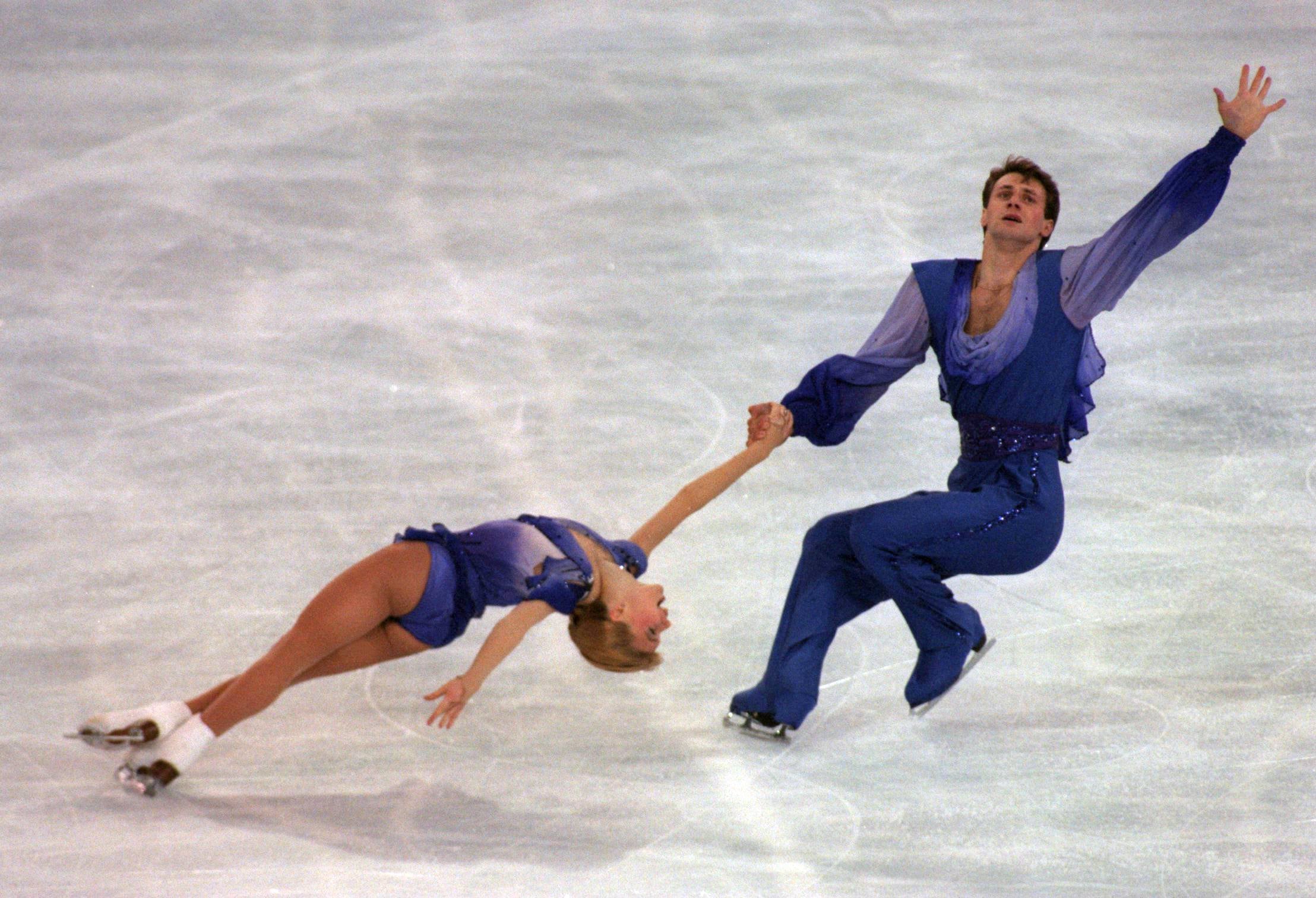 Evgenia Shishkova y Vadim Naumov, durante un mundial disputado en Birmingham