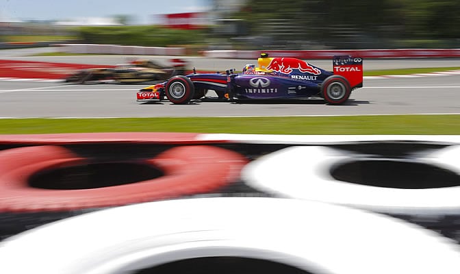 Ricciardo, durante el GP de Canadá