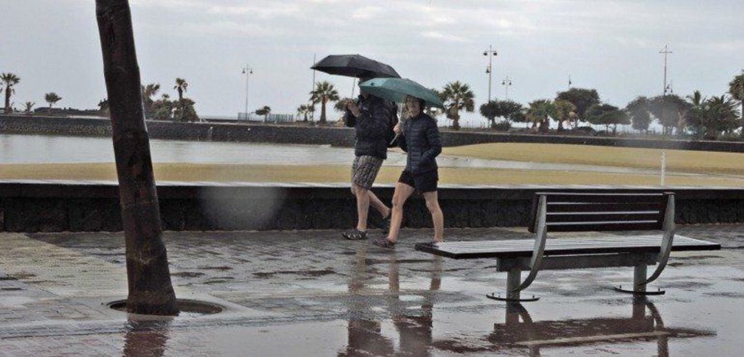 Lluvias en Lanzarote.