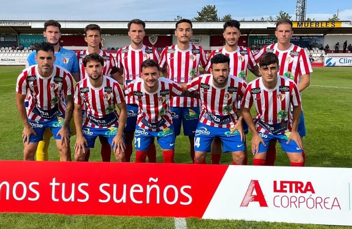 Once inicial que presentó el Barbastro ante el Arenas de Getxo