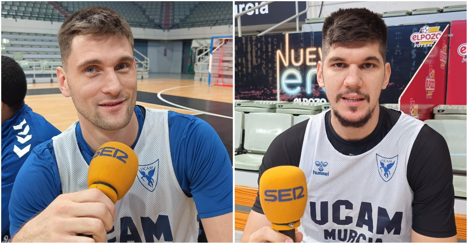 Sleva y Todorovic en el Palacio de los Deportes