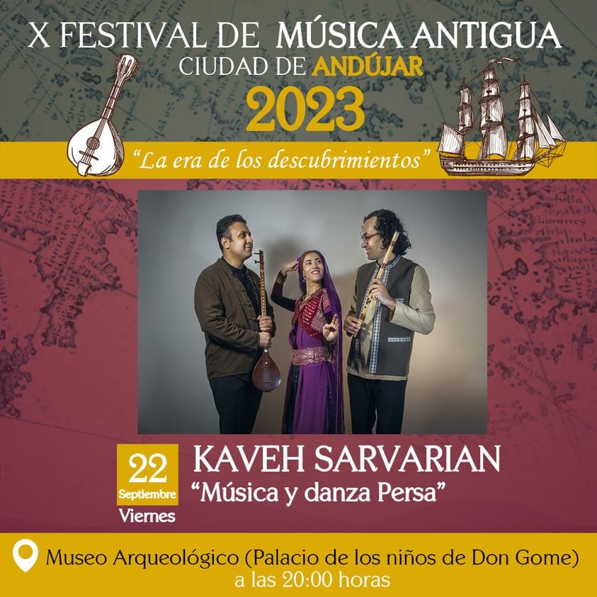 Cartel del X Festival de Música Antigua de Andújar