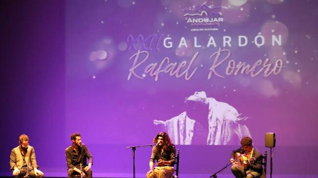 Entrega del XXII Galardón Rafael Romero, a Eva Garrido 'La Yerbabuena'.