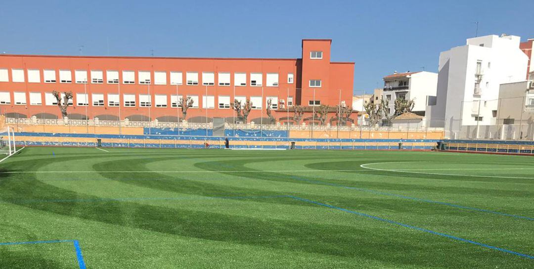 Campo de Fútbol El Rodat, en Dénia.