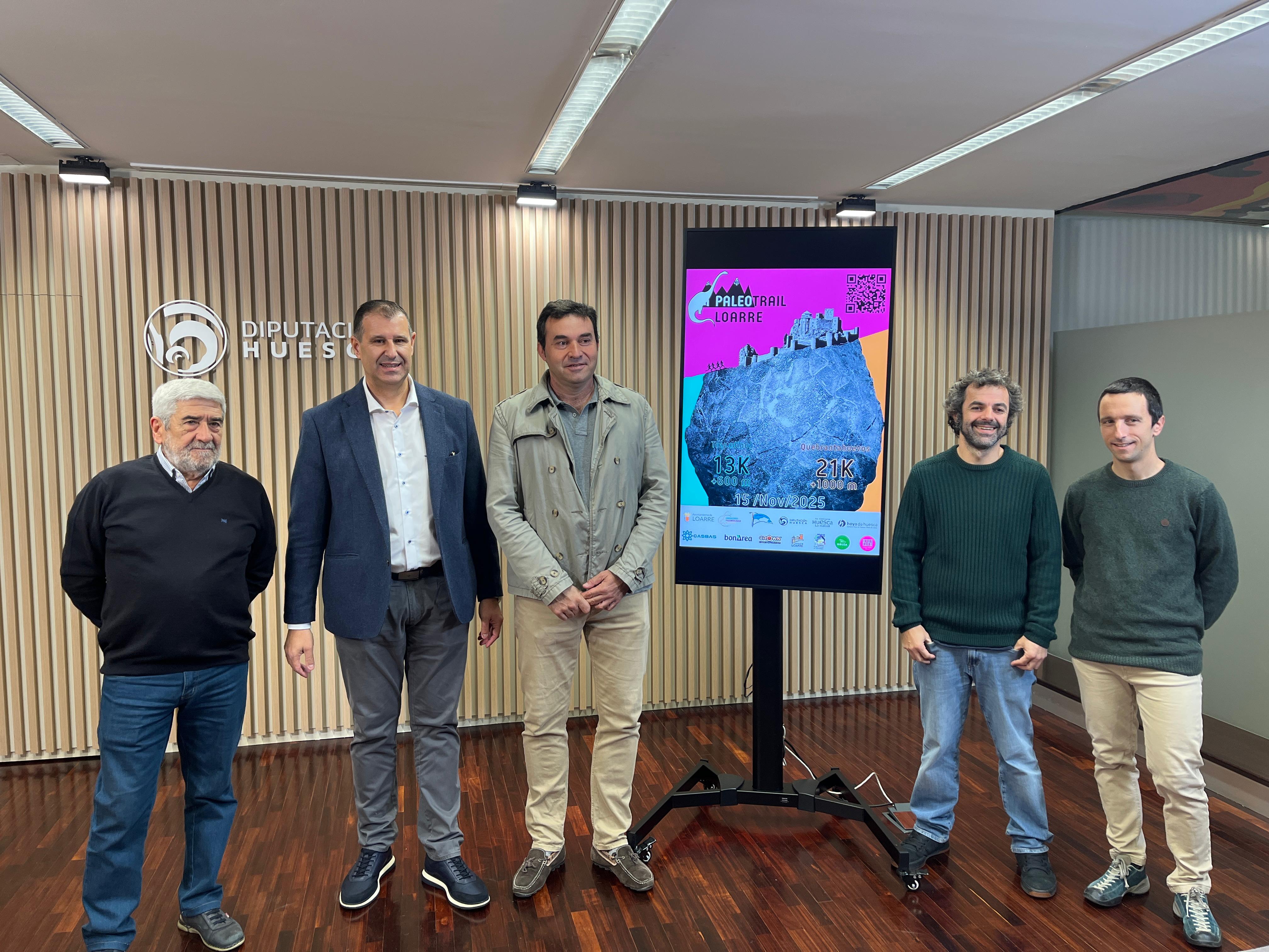 Presentación de la 'Paleotrail' de Loarre