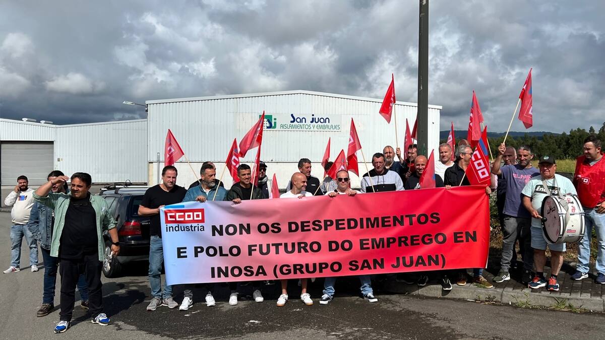Los trabajadores de Inosa van a la huelga en protesta por cinco despidos