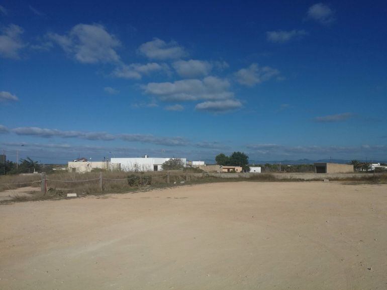 Imagen del solar del futuro colegio