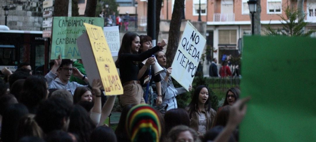 Imagen de una de las protestas de &#039;Fridays for Future&#039; en Albacete