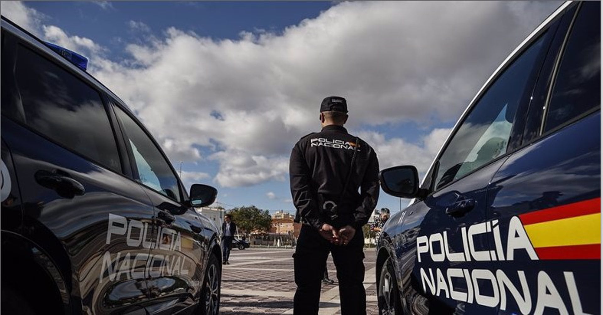 Un agente de la Policía Nacional en Jerez