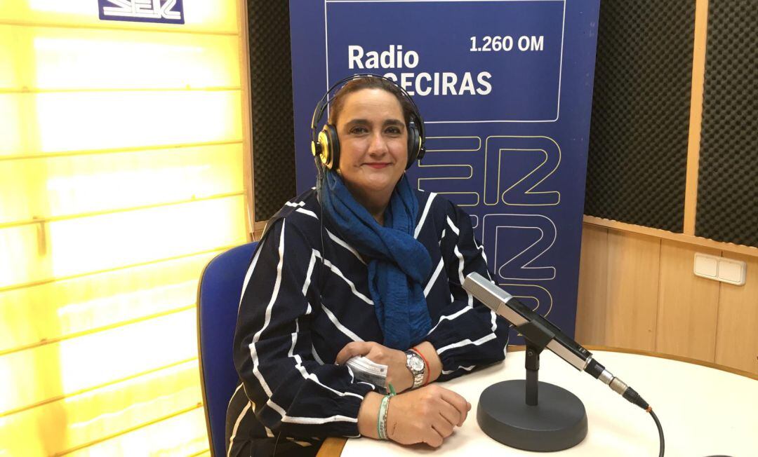 parlamentaria andaluza, Ángela Aguilera durante su participación en Hoy por Hoy Campo de Gibraltar