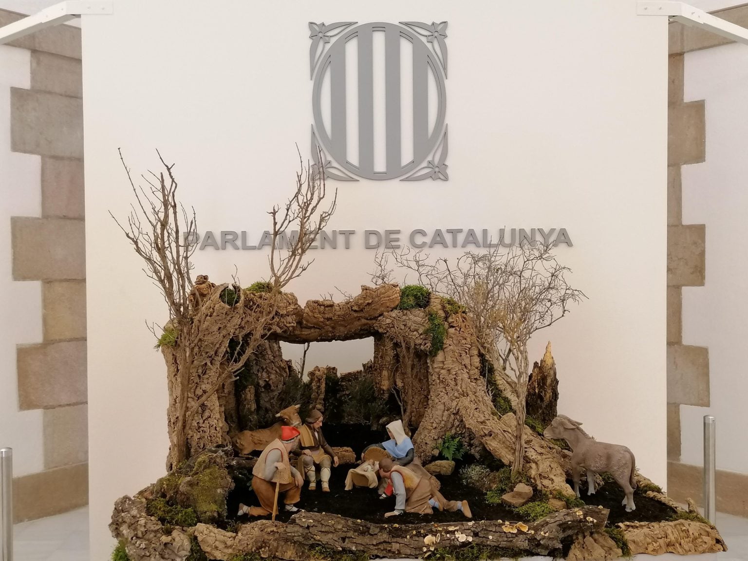 Pessebre del Parlament de Catalunya el Nadal del 2021