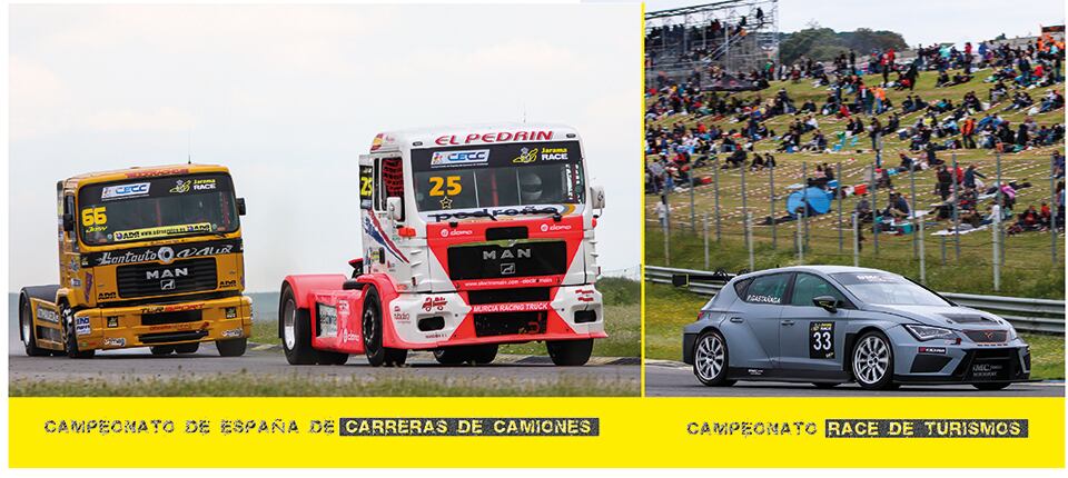 Los amantes del motor disfrutarán con el IV Campeonato de España de Carreras de Camiones y con el Campeonato RACE Turismos