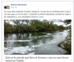 Este es el comentario de Nacho Hernando en su página de Facebook