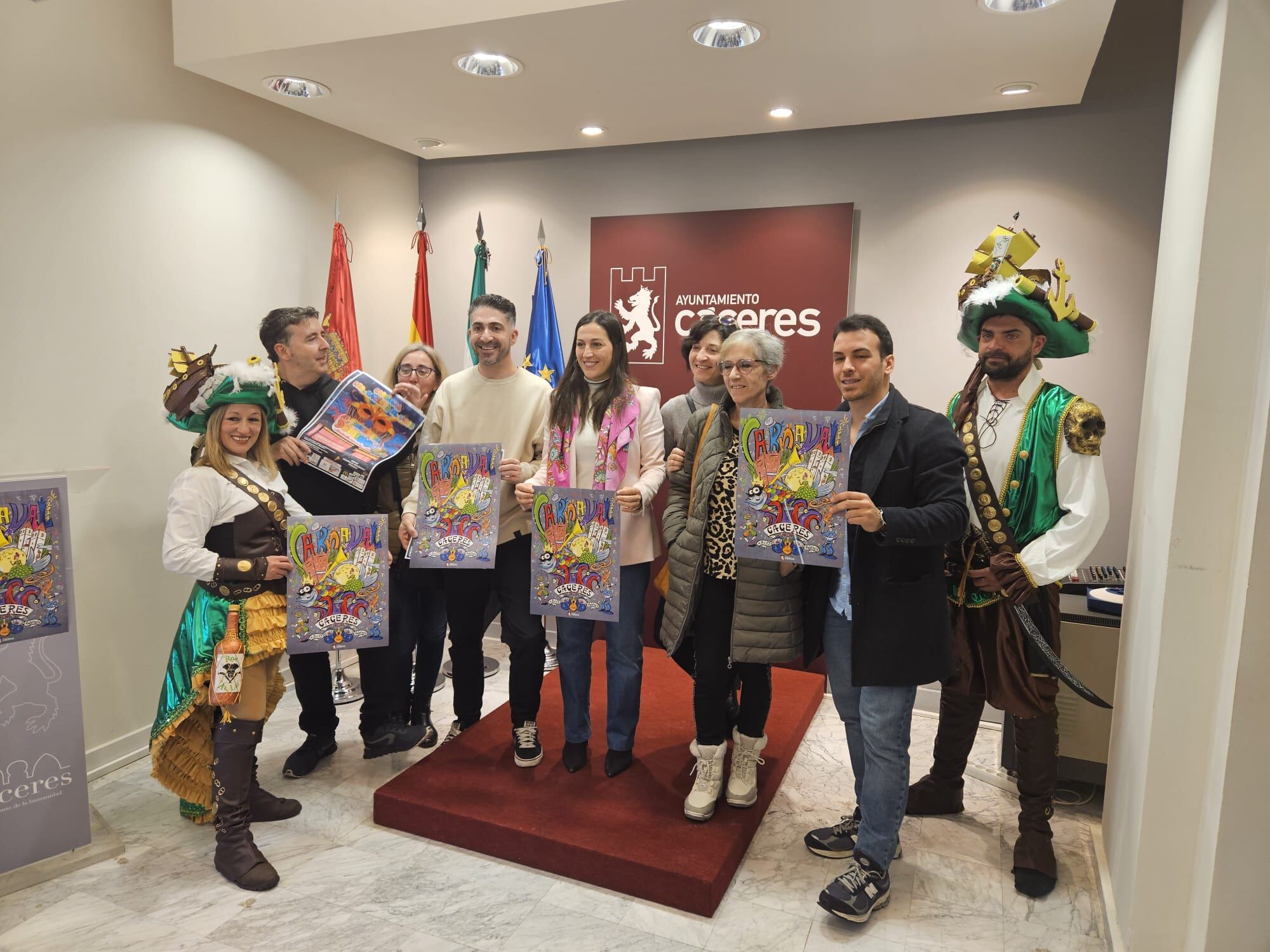 Presentación oficial del Carnaval de Cáceres 2024