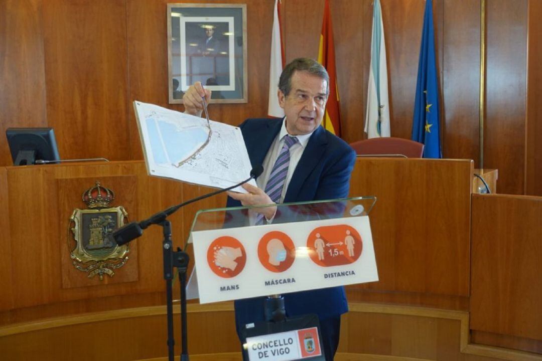 Abel Caballero en rueda de prensa