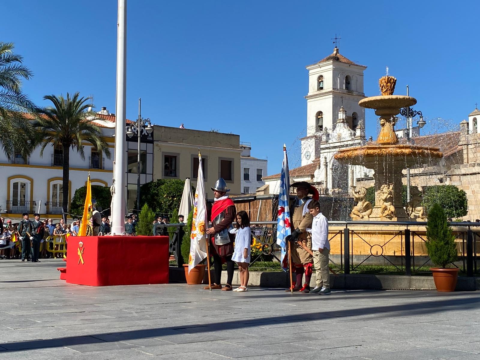 IZADO BANDERA GUARDIA CIVIL EN MÉRIDA