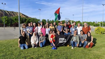 Profesores riojanos denuncian 'el genocidio en Palestina y reivindican la paz'