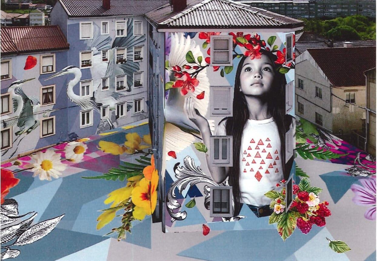 Proyecto de intervención urbana de Lula Goce en O Rocío