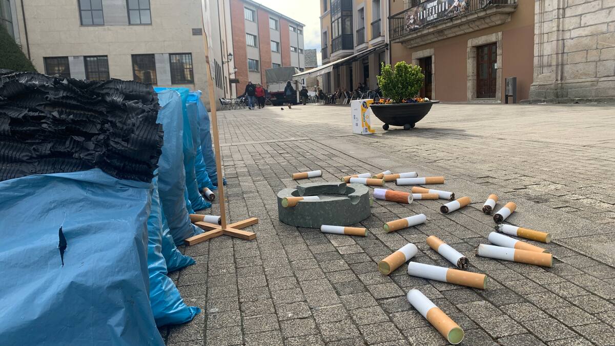 El colectivo Proyecto Orbanajo recoge 80 kilos de basura en la zona de la Manzana
