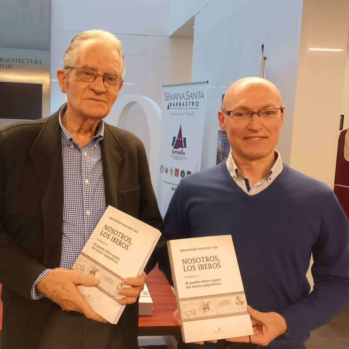 Bienvenido Mascaray presenta en Barbastro su libro "Nosotros, los iberos"