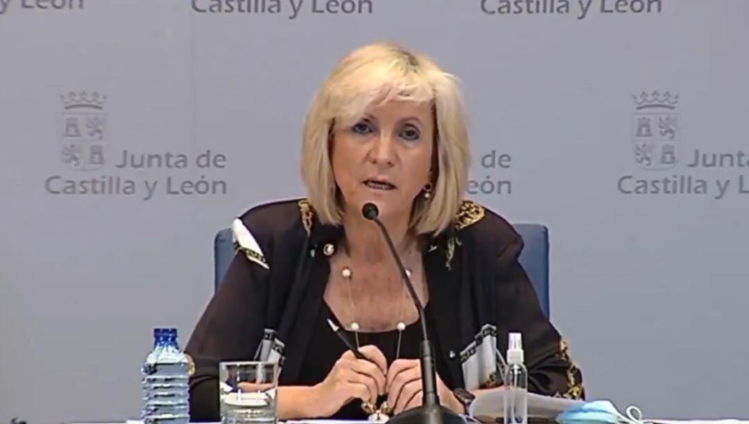 Verónica Casado, consejera de Sanidad de la Junta de Castilla y León