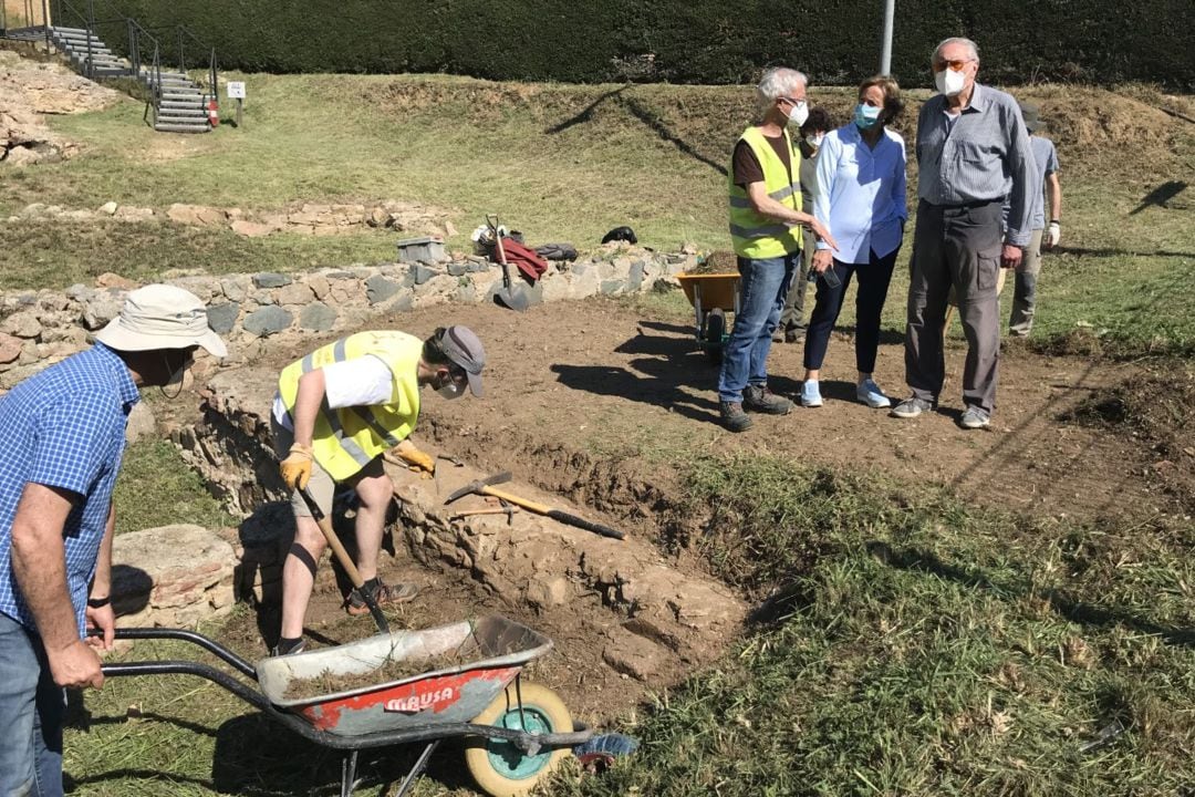 Les excavacions a Tossa