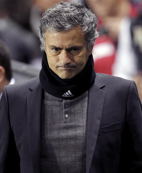 Mourinho, durante un partido