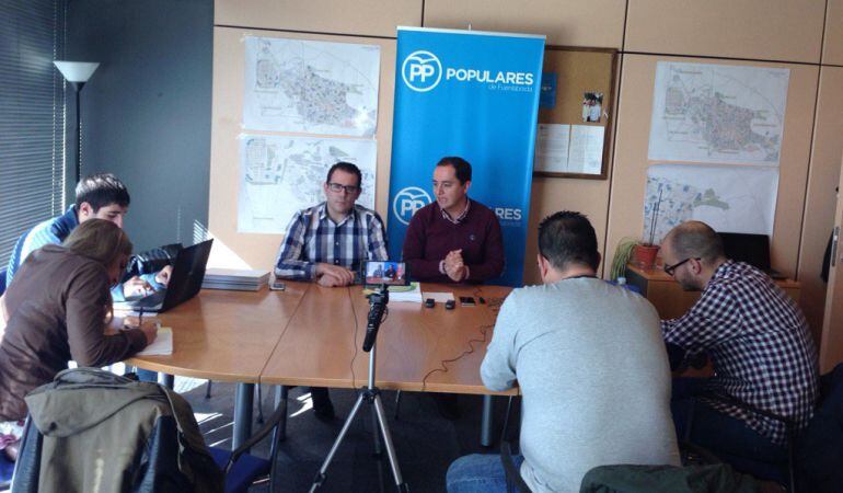 Sergio López y Alberto Pérez Boiz en rueda de prensa