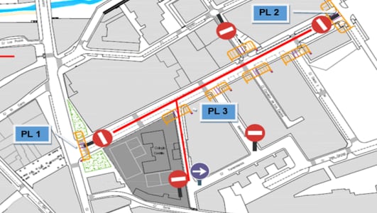 Croquis de los cambios