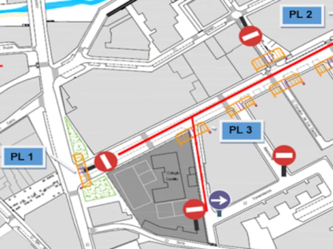 Croquis de los cambios