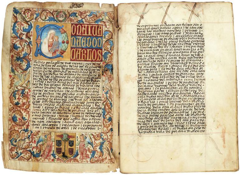 El Ayuntamiento de Porcuna recupera un documento que data de 1518 tras adquirirlo en una subasta en Londres