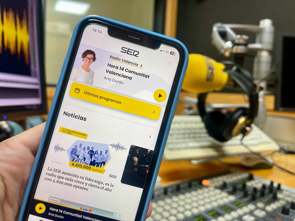 La Cadena SER revalida su liderazgo también en la Comunitat Valenciana