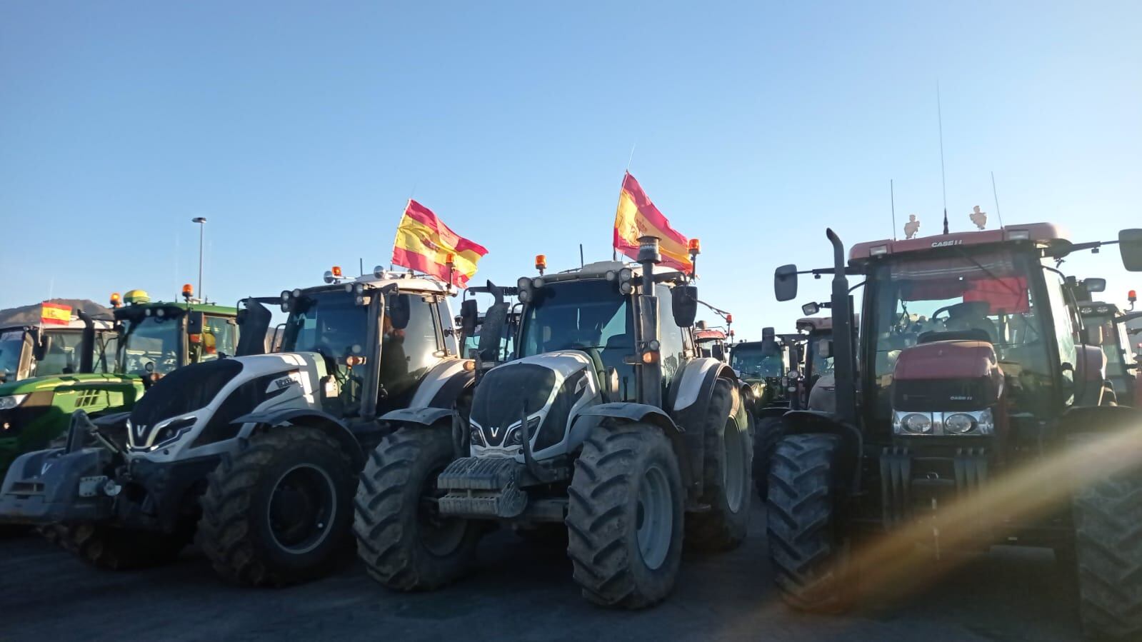 Concentración de agricultores en Lorca