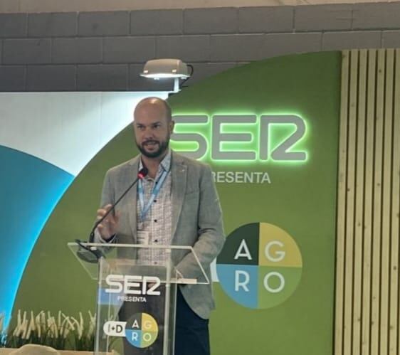 Jordi Verdú, vicepresident del Patronat de Promoció Econòmica de la Diputació, durant la cloenda del 6è Fòrum Agroalimentari de Ràdio Lleida.