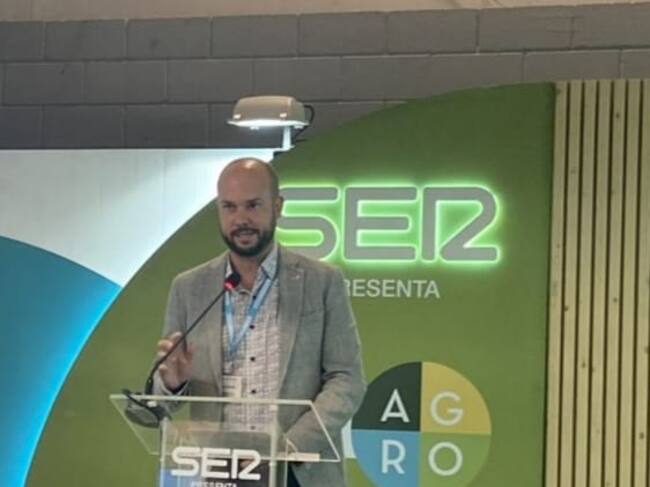 Jordi Verdú, vicepresident del Patronat de Promoció Econòmica de la Diputació, durant la cloenda del 6è Fòrum Agroalimentari de Ràdio Lleida.