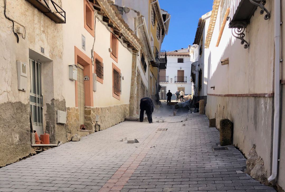 Mejora de calles en La Puebla