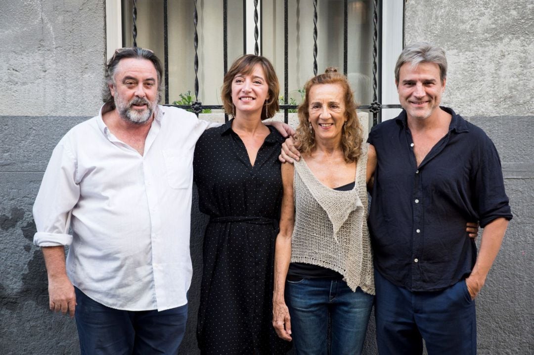 Andrés Lima, Natalia Díaz, Carme Portacelli y Alberto San Juan, en la presentación de &#039;El pan y la sal&#039;