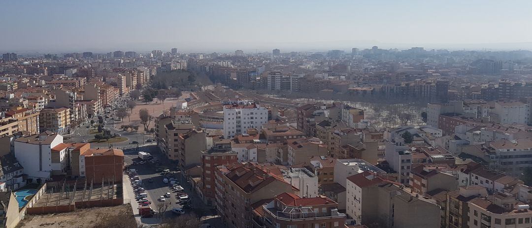 Imagen de Albacete desde el mirador de la Fiesta del Árbol