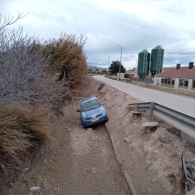 Accidente en el Camino de Vera de Lorca
