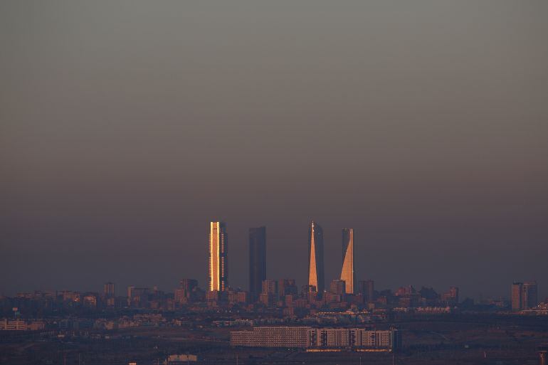 Vistas de Madrid desde las afueras el pasado 3 de diembre de 2015