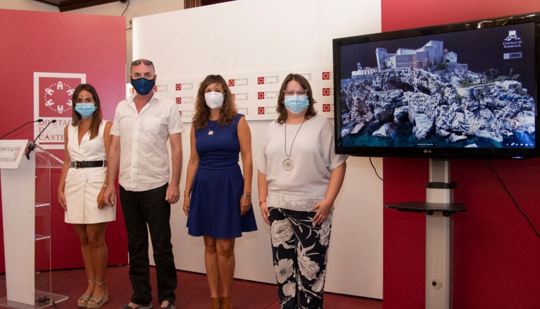 Imagen de la presentación de las visitas 3D en el Castillo de Peñíscola