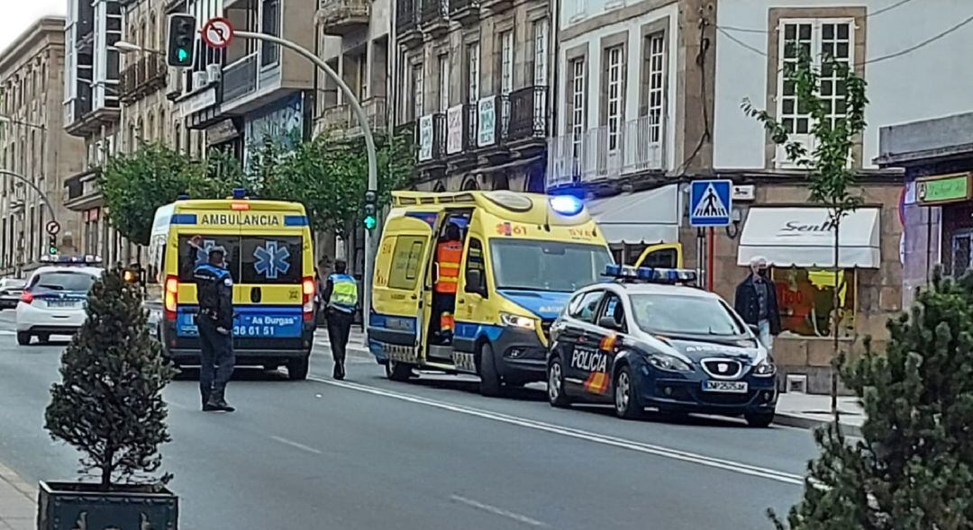 Dos unidades de policía acudieron al lugar de los hechos