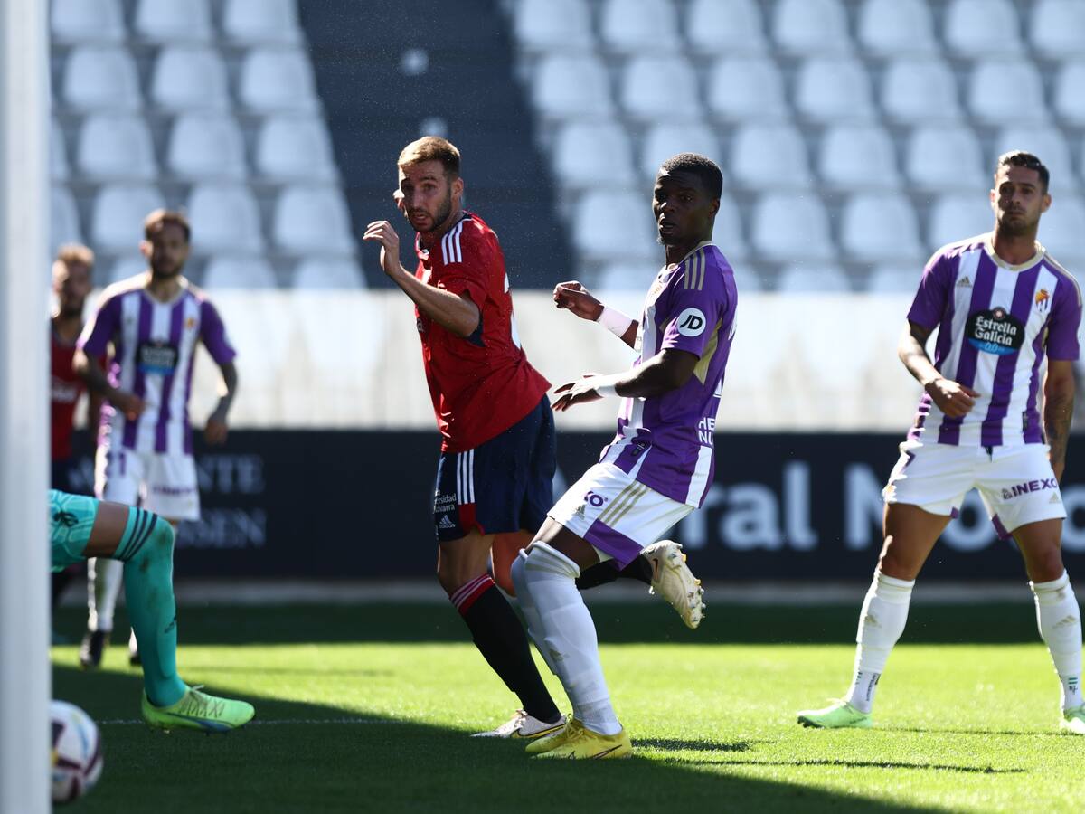Victoria de Osasuna por 0-2 ante el Valladolid