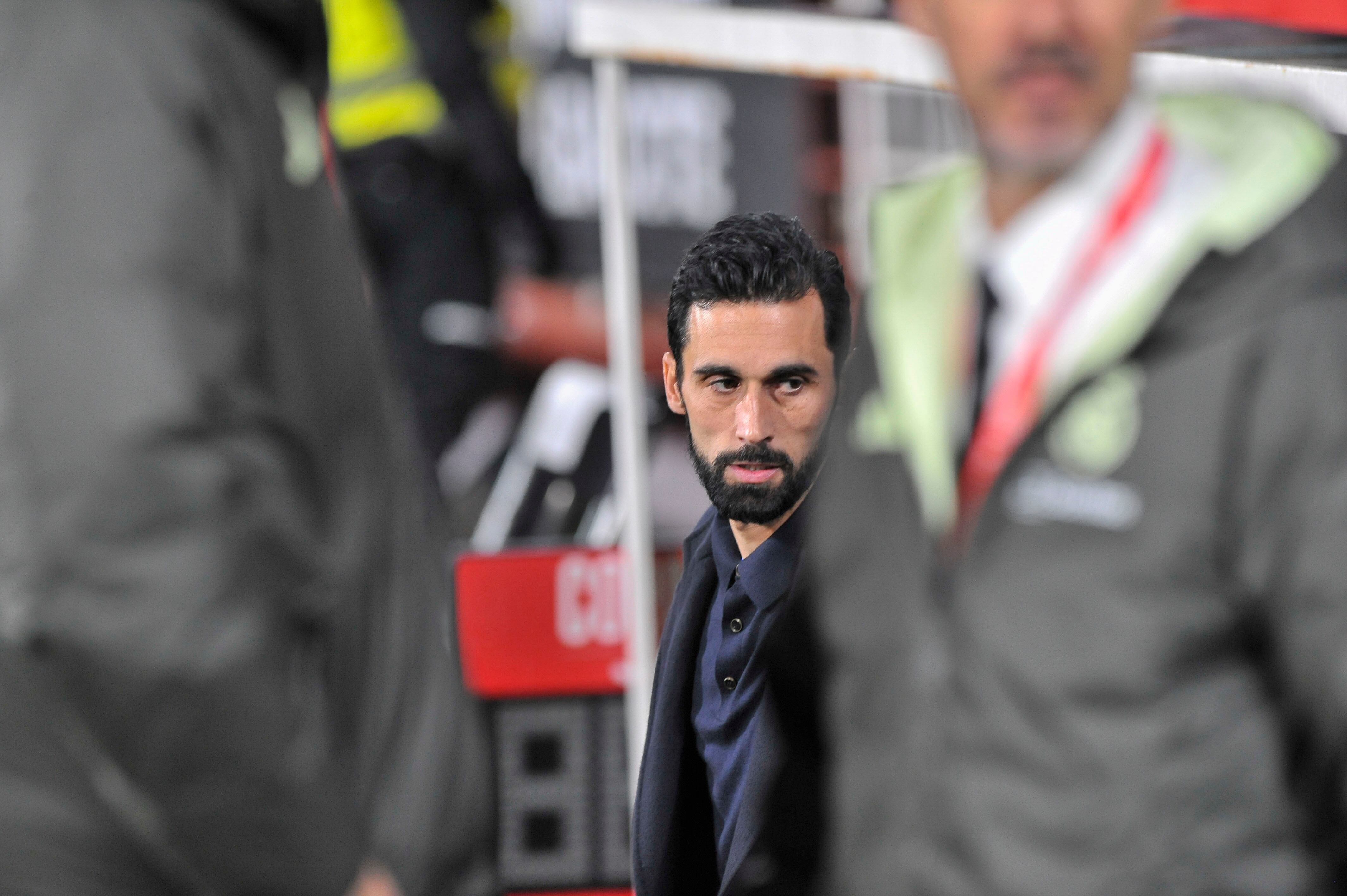 El entrenador del Real Madrid Álvaro Arbeloa durante el partido de octavos de final de la Copa del Rey contra el Albacete Balompié