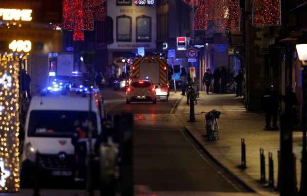 FOTOGALERÍA | El centro de Estrasburgo se blinda tras el tiroteo.