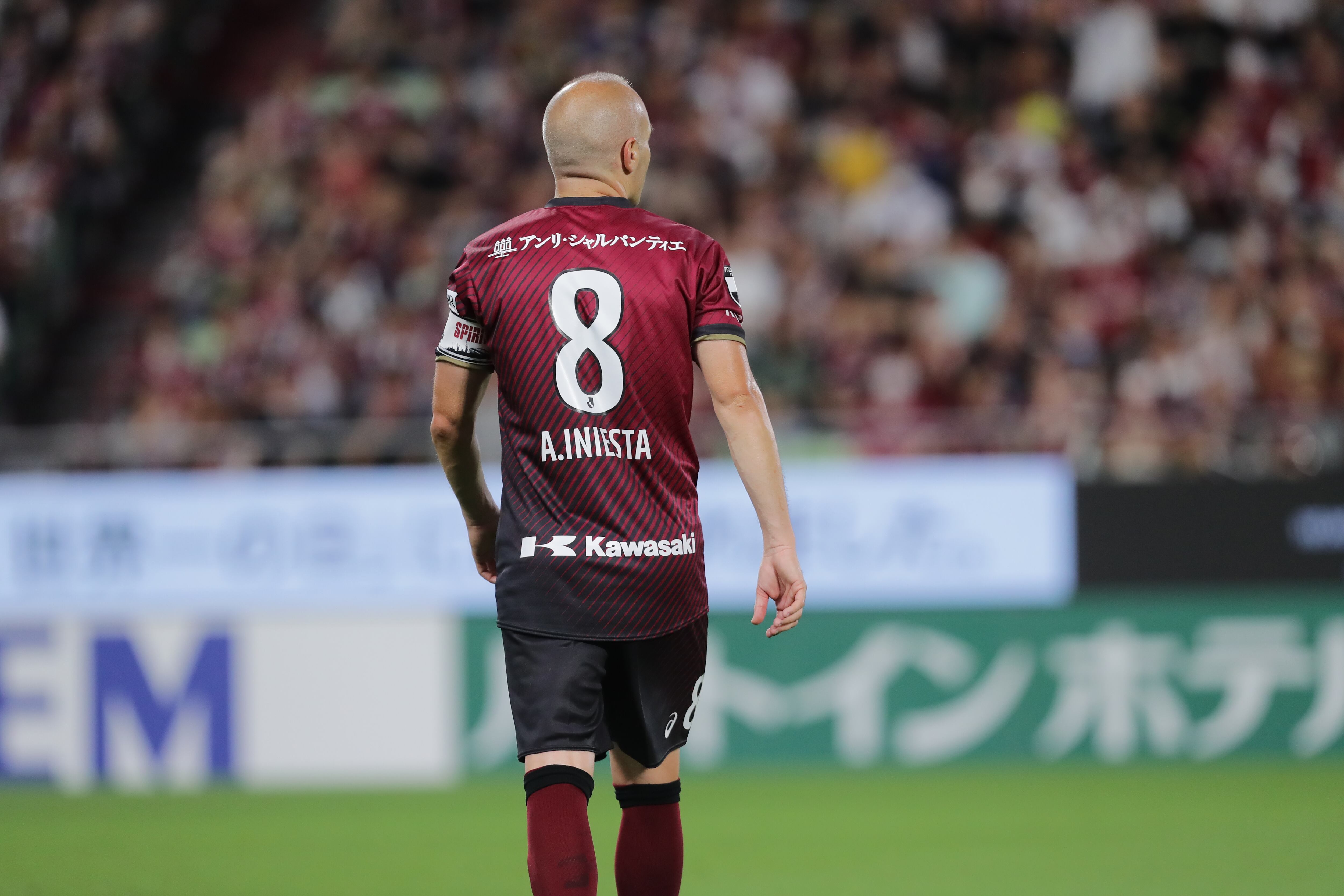 Andrés Iniesta, durante uno de sus partidos en el Vissel Kobe. (Photo by J.LEAGUE/J.LEAGUE via Getty Images)