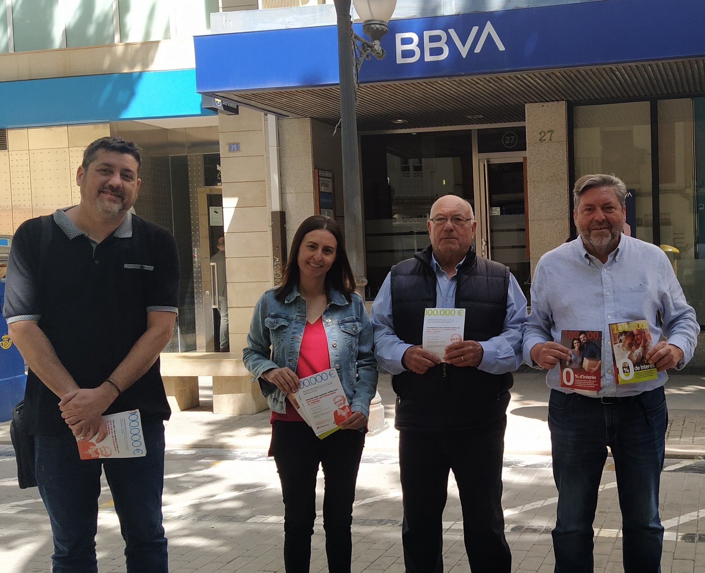 Presentación en Dénia de la campaña de Compromís &#039;0% d&#039;interés&#039;.