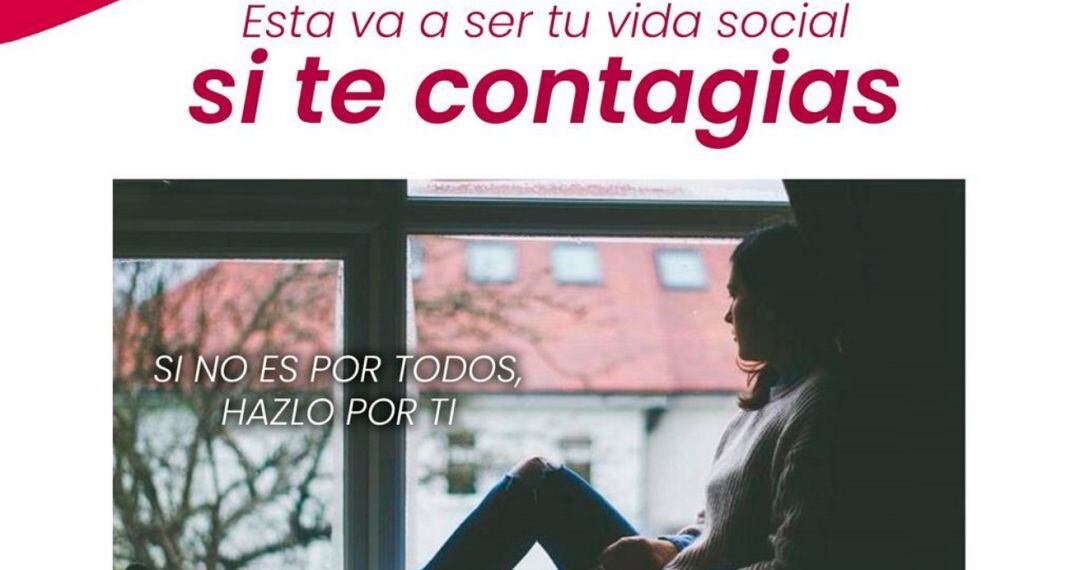 Uno de los carteles de la campaña de concienciación