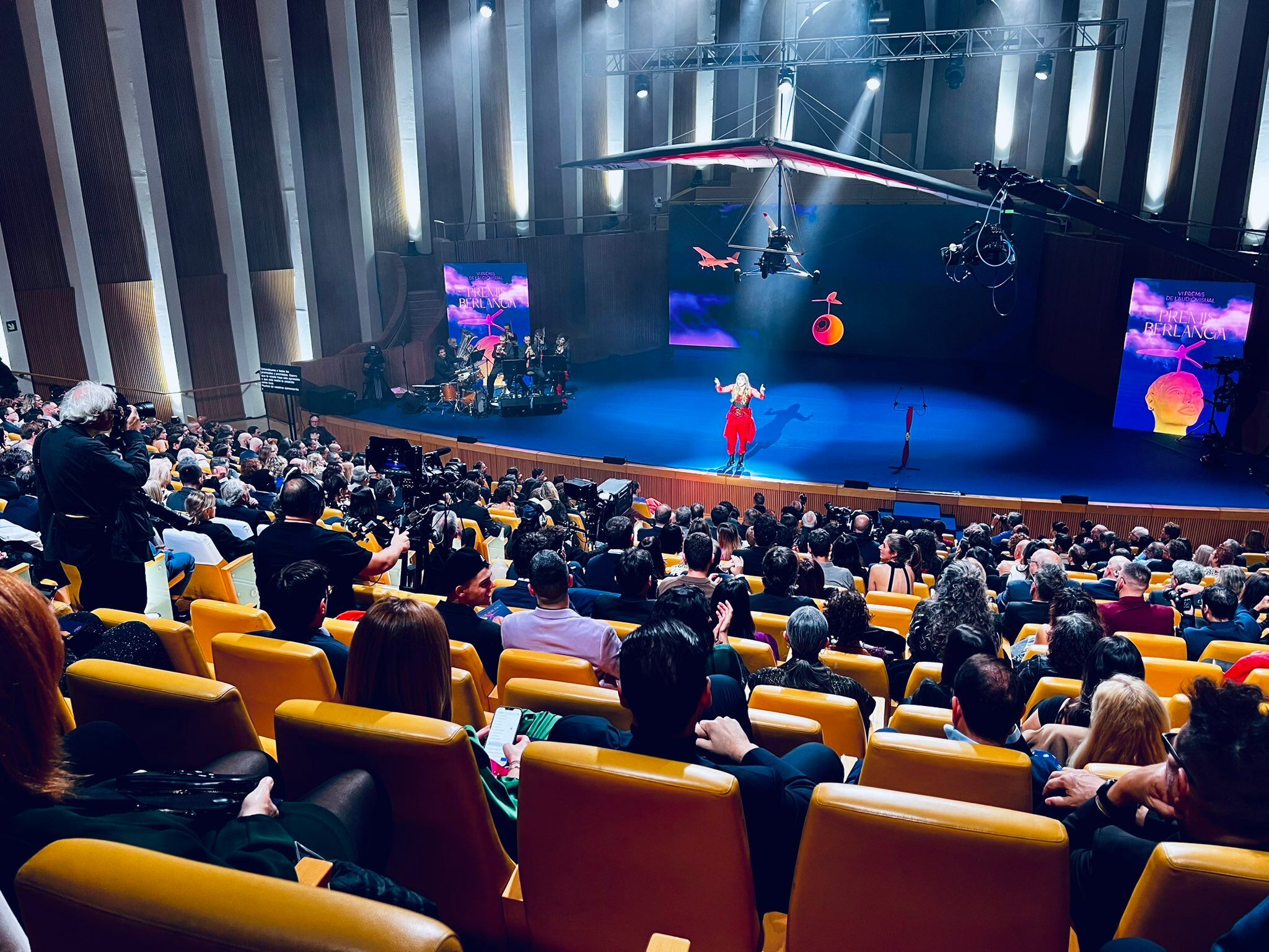 Imagen de la VI Gala de los Premis Berlanga del audiovisual valenciano